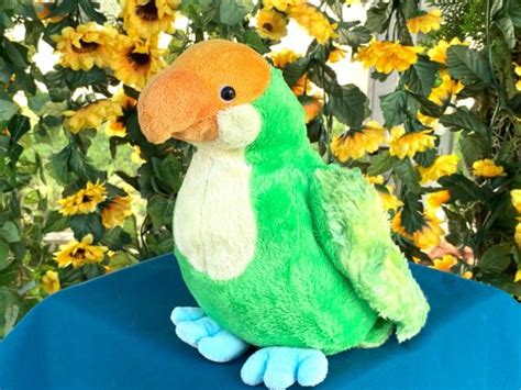 Ganz Webkinz Beautiful Parakeet Bird Lovey 8 Soft Plush Stuffed Animal