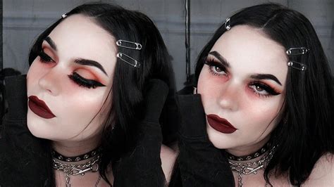 🥀tired Goth Emo Girl Makeup 🥀 Youtube