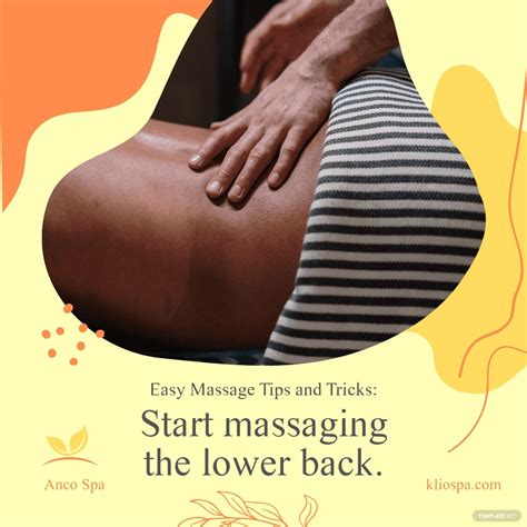 Free Easy Massage Tips And Tricks Post Instagram Facebook