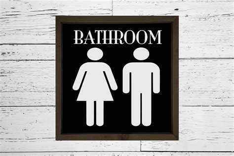Bathroom Sign svg Gender svg, bathroom decal Male Female svg (337056
