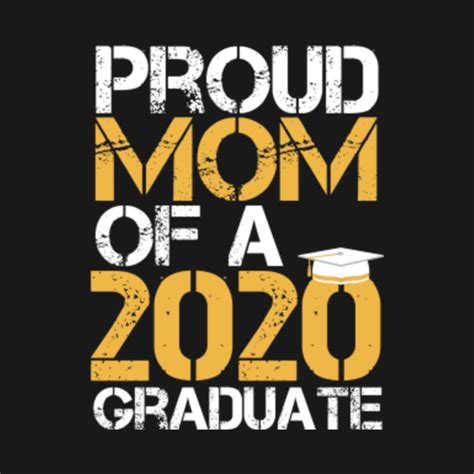 Proud Mom Of A 2020 Graduate Graduation Mom Hoodie Teepublic Au