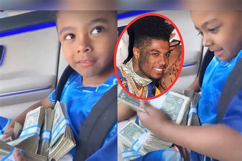 Blueface Gives His Son 1000 Cash For Birthday Son Asks If Hell Get