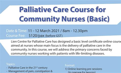 Palliative Care Course For Community Nurses Basic Aphn