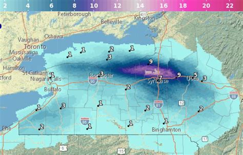 Lake Effect Snow Warning In Effect For Central Ny