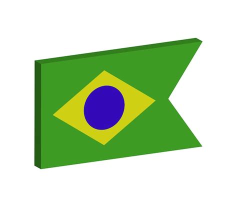Le Drapeau Du Brésil Vecteur Gratuite