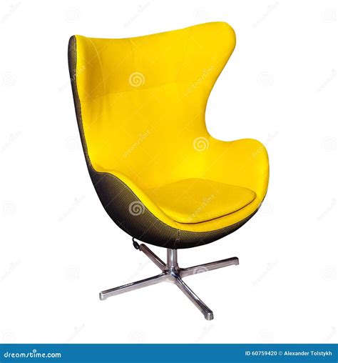 Yellow Office Modern Chair Stock Photo Image Of Contemporary 60759420