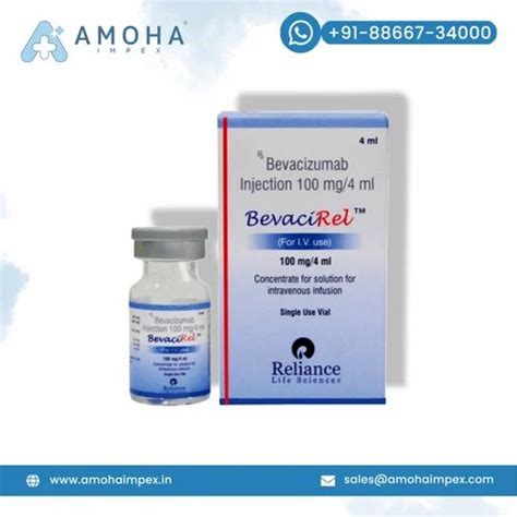 Bevacizumab Injection Bevacirel 100mg Injection Reliance Life