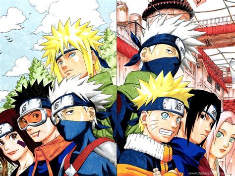 Team Minato And Team Kakashi Naruto Manga Wallpapers Imgur Desktop Background