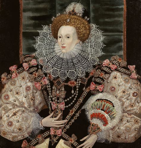 Ca 1588 Portrait Of Queen Elizabeth A Variation Of The Armada