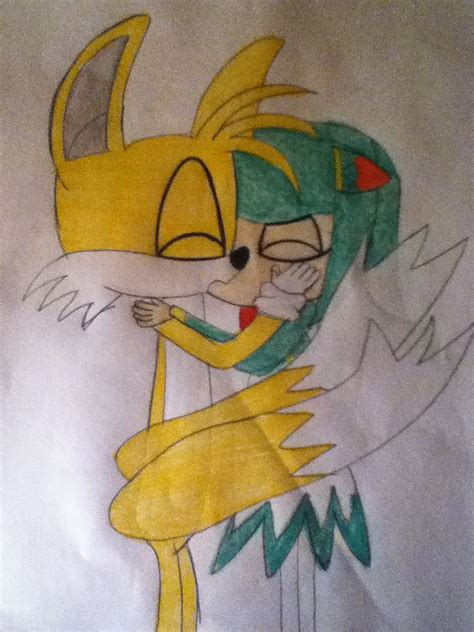 A picture i had in my head for a while now. Tails X Cosmo Happy Kiss 2 by tailsthefoxlover715 on ...