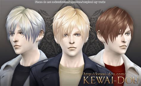 Kewai Dou Contemporary Hairstyle 3kan4on Sims 4 Hairs