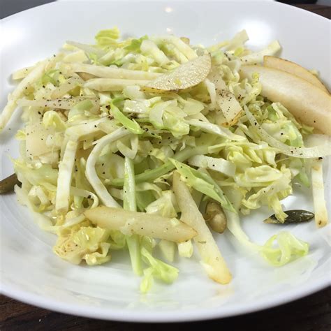 Green Comes In Many Shades Like This Beautiful Pale Green Winter Slaw