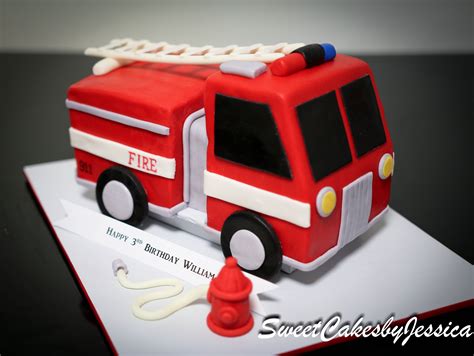 Fire Truck Cake Boys Birthday Party Cake Ideas Truck Birthday Cakes