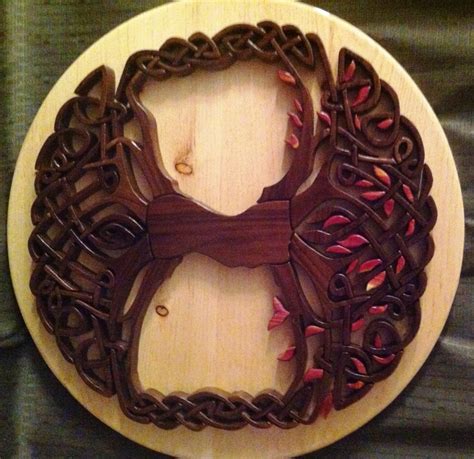 Celtic Tree Of Life Intarsia Woodworking Finewoodworking