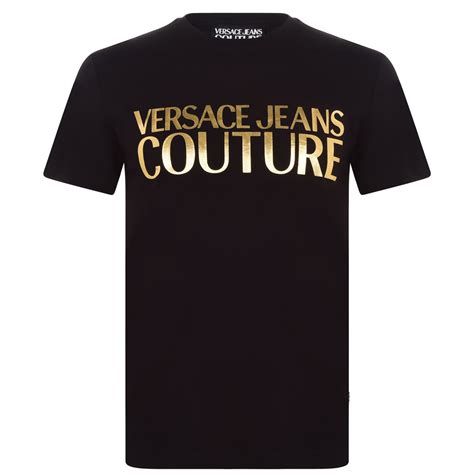 Versace Jeans Couture Gold Logo T Shirt Cruise Fashion