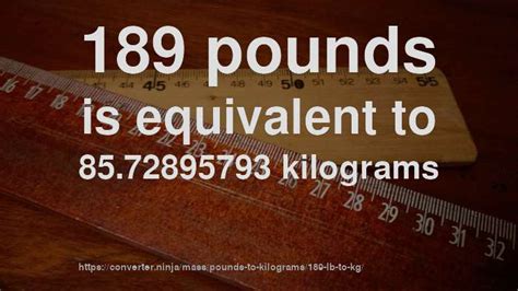 How Much Is 89 Kg In Pounds Easily Convert Kilograms To Pounds With