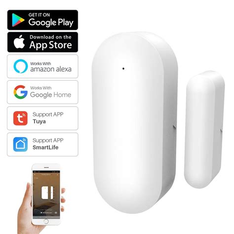 Sehomy Pack Wifi Door Sensor Detector Smart Wireless Window Sensor