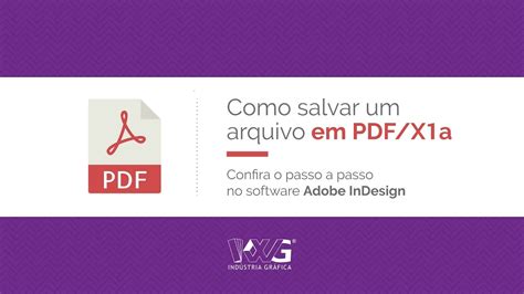 Como Salvar Em PDF X A No Software Adobe InDesign YouTube