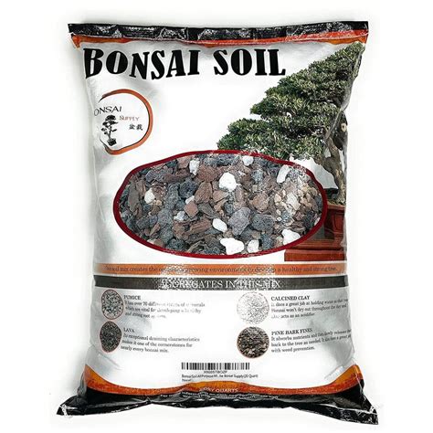 The Bonsai Supply 20 Qt Bonsai Soil Mix Fast Draining Coarse Blend For