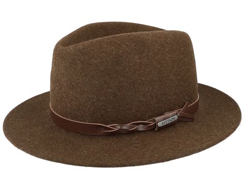 Woolfelt Mix Brown Traveller Stetson Hat