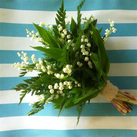 Lilly of the Valley hand tied bouquet. www.georgemackayflowers.com | Hand tied bouquet, Wedding 