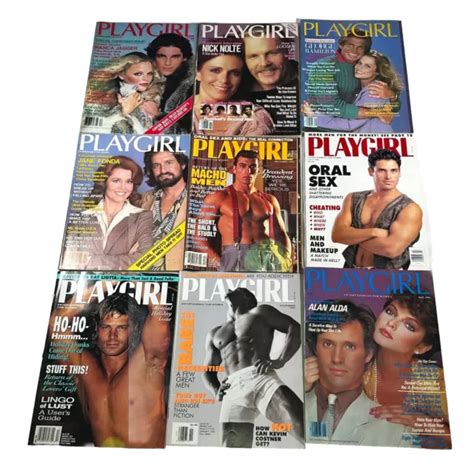 Vintage Playgirl Magazine Lot Of S To S Mixed As Pictured Picclick Uk