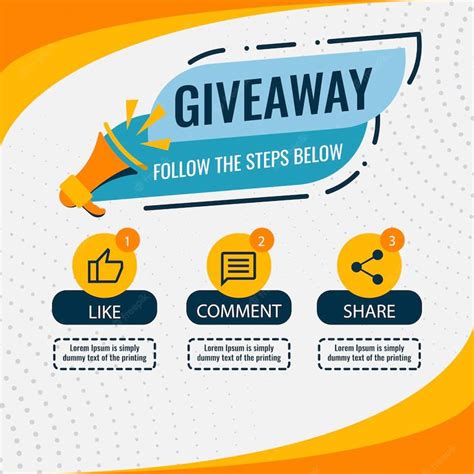 Premium Vector Giveaway Quiz Contest For Social Media Post Template Giveaway Prize Win
