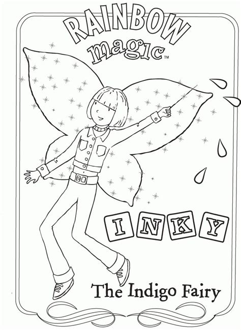 Download or print this amazing coloring page: Rainbow Magic Coloring