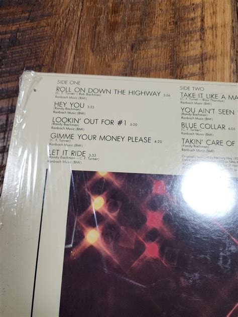Bachman Turner Overdrive Best Of Bto So Far Vinyl Lp 822 786 1