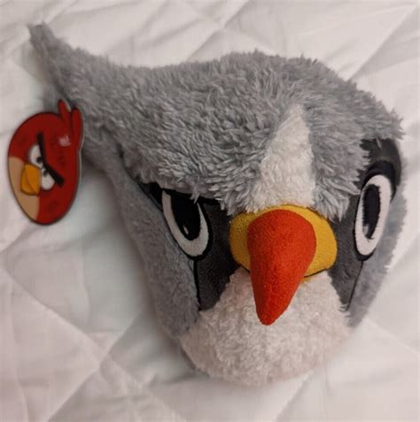 Angry Birds Plush Logonet Promotions Silver Tagged Holy Grail Super Rare Ebay