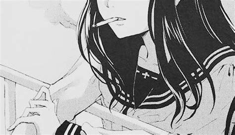 Anime Manga Girl Smoking Manga Pinterest Girl Smoking Manga Girl