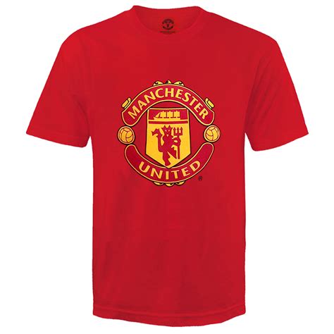 Manchester United Fc Official Football T Kids Crest T Shirt Ebay