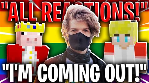 Ranboo Comes Out As Gay Technoblade Reaction Youtube
