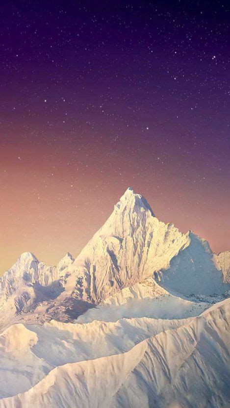 Winter Snow Mountains Nature Iphone Wallpaper Free Getintopik In 2020