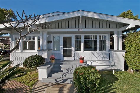 Craftsman house plans feature a signature wide, inviting porch, supported by heavy square columns. California Bungalow and Craftsman Real Estate | Craftsman ...