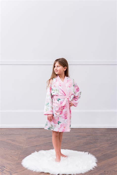 Wrap Your Junior Bridesmaids In A Soft Personalized Satin Robe With