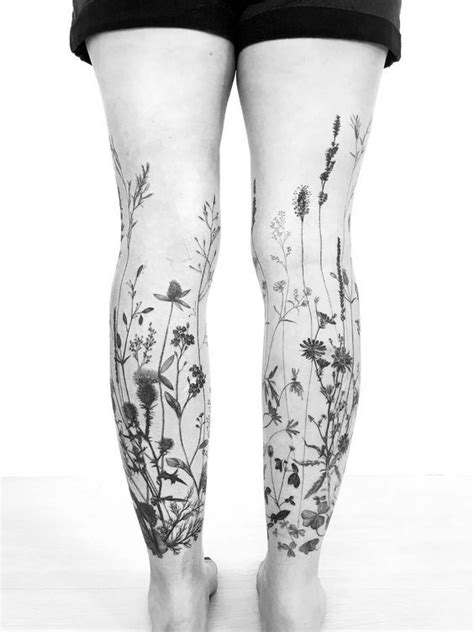 11 Impressive Leg Tattoo Designs For Females Entertainmentmesh