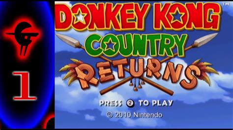 Monkey Business Donkey Kong Country Returns Part 1 Youtube