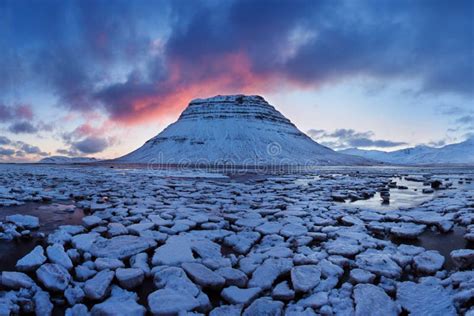 Iceland Snaefellsnes Peninsula And Famous Kirkjufell Kirkjufell Is A