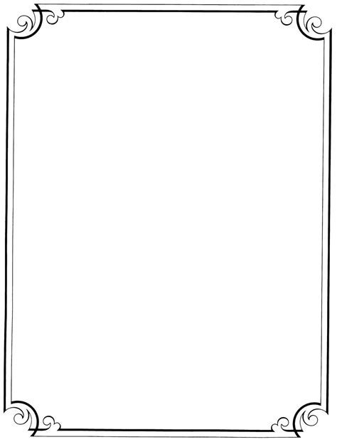 Free Printable Letterhead Borders Printable Templates