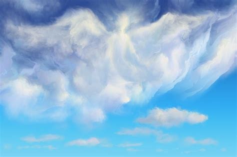Angel In The Clouds Stock Illustration Download Image Now Istock