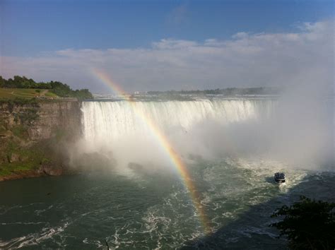 Rainbow On The Falls Niagara Falls Canada Oh The Places Youll Go Trip