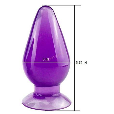 Big Butt Plug Jelly Anal Plug Dildo Suction Cup Sex Toys For Women Men