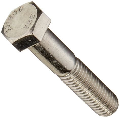 Hexagonal Full Thread Stainless Steel Hex Plain Bolts For Industrial Size M3 To M24 Rs 150
