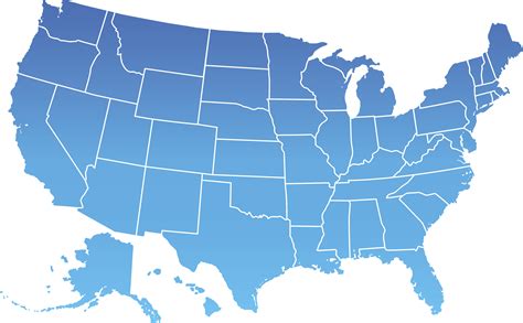 Us Map Showing State Lines United States Map