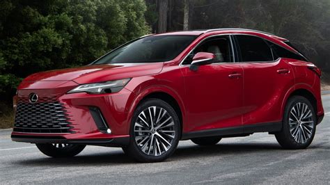 All New 2023 Lexus Rx 350h Awd Matador Red Mica Review Exterior