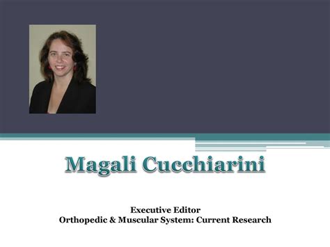 Orthopedic And Muscular System Current Research Ppt Download