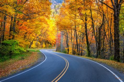 best fall foliage drives in the u s