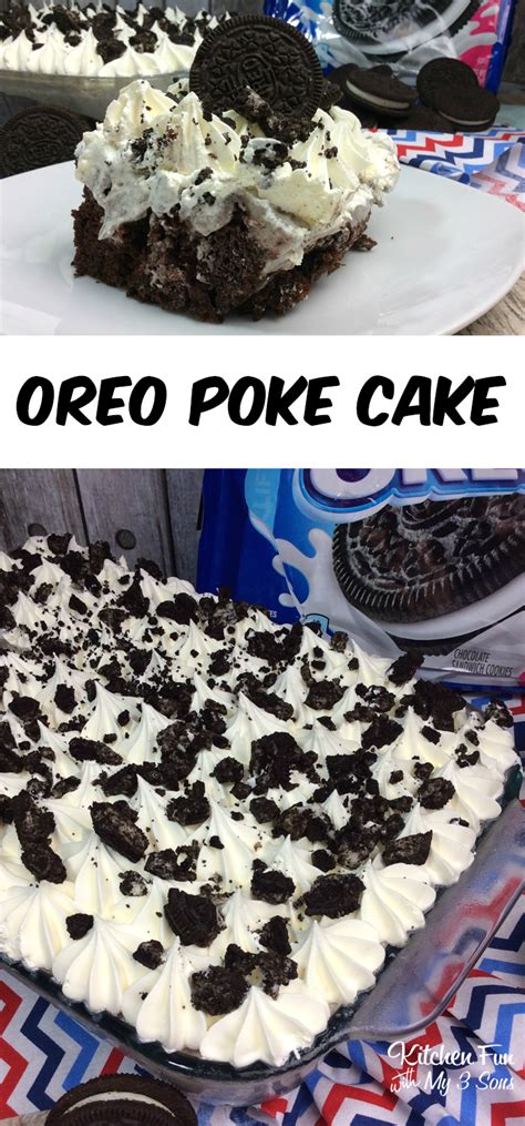 What kind of mug should i use? Oreo Poke Cake Recipe - Kitchen Fun With My 3 Sons