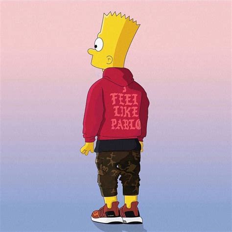 Hood Bart Simpson Supreme Wallpapers Top Free Hood Bart Simpson
